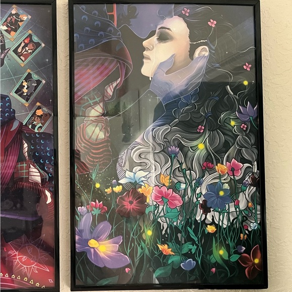 Critical Role CR C3 Mighty Nein Yasha & Mollymauk Framed Fan Art Print D&D DND - Picture 6 of 9